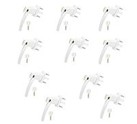 SOTECH 10 pièces Poignées de fenêtre BRIS (151 x 28,5 x 62 mm) blanc