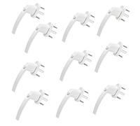 SOTECH 10 pièces Poignées de fenêtre CALISTO (151 x 28,5 x 62 mm) blanc