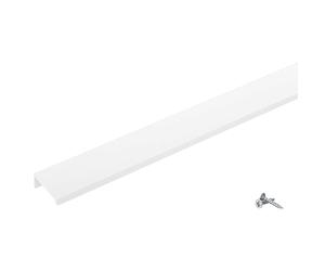 SOTECH 10 poignées de meubles Blankett Jane 150 mm blanc Ral 9003 BA 96 mm Poignées d'armoires à monter à l'intérieur de la façade, vis de fixation incluses