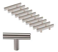SOTECH 10 x Poignée de meuble G17 véritable tube en acier inoxydable Ø 12 mm/BA 64 mm Poignées en forme de barre Poignées en forme de barre