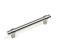 SOTECH 10 x Poignée de meuble G20 aspect inox Ø 14 mm BA 128 mm (livrable 96-1090mm)