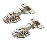 SOTECH 2 pièces SOFT-CLOSE Paumelles à boîtier 110° Butée d'angle T48 avec montage rapide-KLIP Charnières à boîtier avec plaques de montage et réglage par excentrique Paumelle à boîtier avec réglage