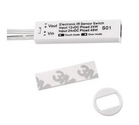 SOTECH 2 x Mini Détecteurs Encastrables SO1 Blanc Commutation