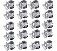 SOTECH 20 pièces Pieds de réglage INTEGRATO Hauteur 19 mm Pied de Socle réglable en Hauteur jusqu'à 12 mm Pied de nivellement avec Capacité de Charge 175 kg/pièce Pied réglable avec Patins de Sol
