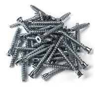 SOTECH 20 pièces Vis d'assemblage Confirmat SW4 HEX 4 Vis de connexion Connecteur de meuble 6,3 x 50 mm
