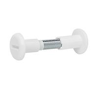 SOTECH 20 pièces Vis de Raccordement de Meuble blanc Ø- trou de perçage | 8 mm pour épaisseur de bois de 31-40 mm mit Filetage M6 Vis avec manchon en acier - connecteur d'armoire