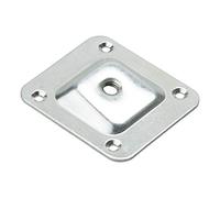 SOTECH 4 connecteurs pour pieds de table à 10° pour meubles avec filetage M8 oblique