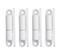 SOTECH 4 pièces paumelles de porte paumelles à visser 15 x 83 mm paumelles de rénovation pour portes intérieures à visser (acier blanc)