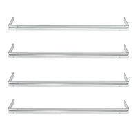 SOTECH 4 pièces traverses en acier pour stabilisation armoire inférieure de 60 cm, support de montage d'armoire
