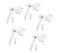 SOTECH 5 pièces Poignées de fenêtre BRIS (151 x 28,5 x 62 mm) blanc