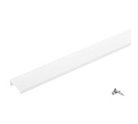 SOTECH 5 poignées de meuble Blankett Jane 280 mm blanc Ral 9003 BA 3 x 80 mm Poignées d'armoire à monter à l'intérieur de la façade, vis de fixation incluses