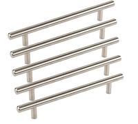 SOTECH 5 x poignée de meuble G10 véritable tube en acier inoxydable BA 160 mm Ø 10 mm poignée barre