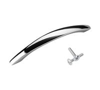 SOTECH 5 x poignée de meuble poignée arquée DEJA BA 128 mm chrome poli