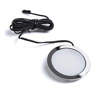 SOTECH 5 x Spot encastré LED GIULIA 12V 3W blanc chaud - 2700K / 65 x 12 mm | Boîtier chrome poli Spot encastrable pour meuble