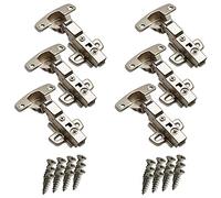 SOTECH 6 pièces Hettich Sensys 8645i TH52 Charnière à ouverture centrale 110° 9071206 Hauteur (Distance) 1,5 mm Amortisseur incl. vis M4x16mm