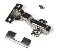 SOTECH 6 pièces SOFT-CLOSE Paumelles 105° Butée intérieure T45 avec plaques de montage et vis et montage rapide KLIP, testé à 50000 cycles SO-T45