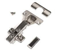 SOTECH 6 x Paumelles à boîtier 105° butée d'angle avec SOFT-CLOSE y compris plaques de montage et vis et montage rapide KLIP, testé à 50000 cycles SO-T52