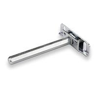 SOTECH 6 x Taquets d'étagère Smart 112 x 76 x 19 mm, montage invisible, réglable, acier, support d'étagère Taquet d'étagère