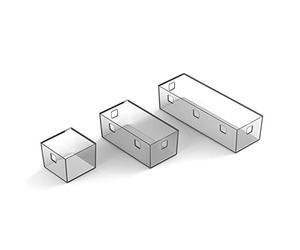 SOTECH Bac de Rangement Boite de Rangement Système de Rangement Universel