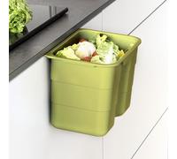 SOTECH BIKI Poubelles Déchets Verts 4,2 L vert avec Couvercle Collecteur