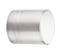SOTECH Bouton de meuble BRADFORD Ø 15 mm Hauteur 20 mm Acier Inoxydable brossé Poignée de Placard Bouton