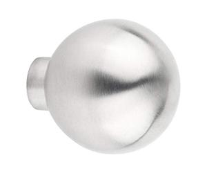 SOTECH Bouton de meuble CARLISLE Ø 20 mm Hauteur 24 mm Acier Inoxydable brossé Poignée de Tiroir Bouton