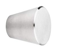 SOTECH Bouton de meuble CARLTON Ø 20 mm Hauteur 25 mm Acier Inoxydable brossé Bouton en acier inoxydable Poignée de Tiroir