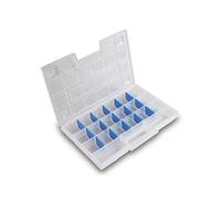 SOTECH Casier de Rangement Organizer Boite pour Petites Pièces Coffre de Rangement Outils Casier pour Chevilles Boite