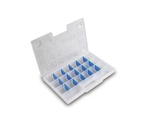 SOTECH Casier de Rangement Organizer Boite pour Petites Pièces Coffre de Rangement Outils Casier pour Chevilles Boite