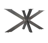 SOTECH Châssis de Table Spider/Pieds de Table Lourds en Acier Vintage/Montage Facile/Patins de Table pour projets de Bricolage Tables de Salle à Manger 710 x 1500 x 780 mm