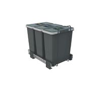 SOTECH Collecteur de déchets Ecofil PF01 34B4 12+12+12L avec couvercle