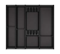 SOTECH Cuisio range-couverts anthracite pour range-couverts 600 mm Largeur du caisson Profondeur 473 mm avec bloc couteaux Legrabox
