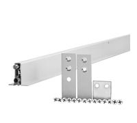 SOTECH Joint de porte automatique à fraiser H15 (fixation latérale et par le bas pour une largeur de porte max. 985 mm de largeur de porte, raccourcissable, DIN gauche/droite, aluminium avec