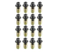 SOTECH Kit de vis 16 pièces M6 x 20 mm avec manchons filetés/manchons à visser M6 x 15 mm et rondelles pour piétements de table, pieds de table et bien plus encore