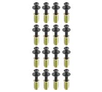 SOTECH Kit de vis 16 pièces M6 x 25 mm avec manchons filetés/manchons à visser M6 x 20 mm et rondelles pour piétements de table, pieds de table et bien plus encore