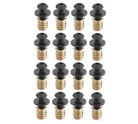 SOTECH Kit de vis 16 pièces M8 x 20 mm avec manchons filetés/manchons à visser M8 x 15 mm et rondelles pour piétements de table, pieds de table et bien plus encore