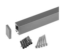 SOTECH Linero style Barre de cuisine aspect inox 1800 x 22 x 29 mm