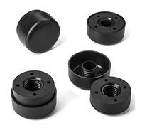 SOTECH Lot de 4 Pieds de Meuble Pieds coulissants Hotel Ronds Hauteur réglable de 24 à 34 mm
