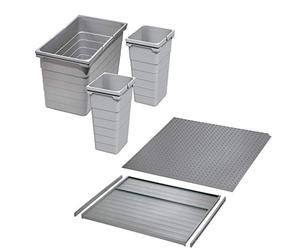 SOTECH Ninka Système Tri des Déchets eins2vier KB 600 mm, Épaisseur latéral