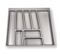 SOTECH ORGA-BOX II Range-couverts pour Noblessa tiroir de 60 cm jusqu'à 07/2012 (462 x 505 mm VEUILLEZ MESUREZ LES DIMENSIONS INTÉRIEURES DE VOTRE TIROIR !) gris argenté