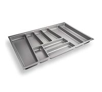SOTECH ORGA-BOX II Range-couverts pour Noblessa tiroir de 80 cm jusqu'à 07/2012 (462 x 705 mm VEUILLEZ MESUREZ LES DIMENSIONS INTÉRIEURES DE VOTRE TIROIR !) gris argenté