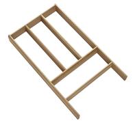 SOTECH Orga-Box Individual Range-couverts en chêne massif laqué (473 x 273 x 50 mm) Accessoires de tiroir pour tiroirs avec une profondeur intérieure de 473 mm