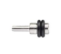 SOTECH Pack de 100 supports d'étagère MARS avec anneaux en caoutchouc | pour perçage de 3 mm supports d'étagère pour étagères en verre