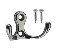 SOTECH Patère MAREEN Chrome foncé 29 x 51 x 23,5 mm Espacement des trous 17 mm 2 voies Crochets porte-manteau