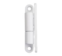 SOTECH Paumelle à visser 15 x 83 mm Charnière Paumelle de rénovation pour portes intérieures à visser (acier blanc)