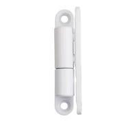 SOTECH Paumelle à visser 15 x 83 mm Charnière Paumelle de rénovation pour portes intérieures à visser (acier blanc)