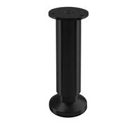 SOTECH Pied de meuble TERRA hauteur 150 mm noir anodisé réglable en hauteur jusqu'à max. 15 mm charge jusqu'à 250 kg