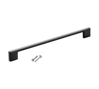 SOTECH Poignée de meuble BLACKLINE XII BA 224 mm noir mat Aluminium (longueur 256 mm, largeur 9 mm, hauteur 28 mm) Poignée de porte d'armoire