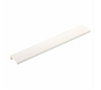 SOTECH Poignée de meuble Blankett Jane 280 mm blanc Ral 9003 BA 3 x 80 mm Poignée d'armoire à monter à l'intérieur de la façade, vis de fixation incluses