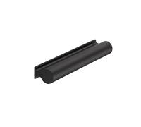 SOTECH Poignée de meuble HELSING BA 256 mm Noir anodisé Profilé de poignée en aluminium Poignée profilée